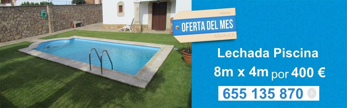 lechada piscina 8m x 4m